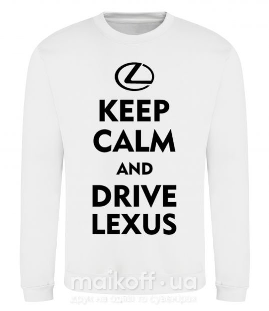 Свитшот Drive Lexus Белый фото