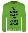 Свитшот Drive Lexus Лаймовый фото