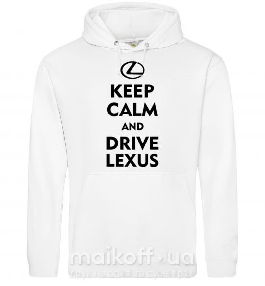 Женская толстовка (худи) Drive Lexus Белый фото
