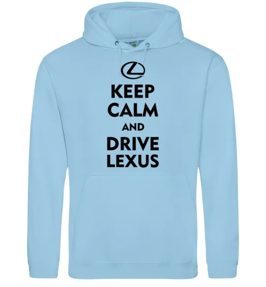 Женская толстовка (худи) Drive Lexus Голубой фото