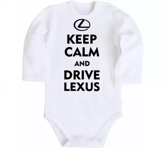 Дитячий бодік Drive Lexus Білий фото