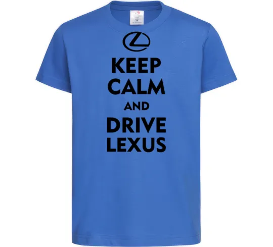 Детская футболка Drive Lexus Ярко-синий фото