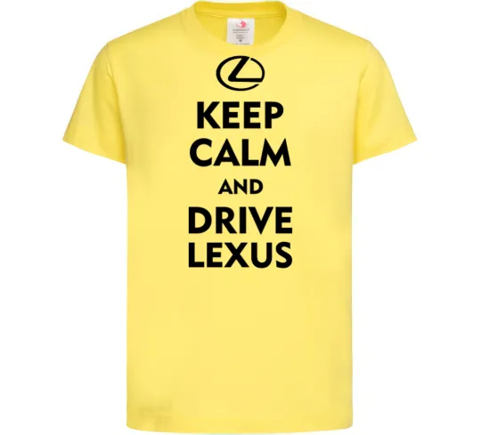 Детская футболка Drive Lexus Лимонный фото