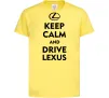 Детская футболка Drive Lexus Лимонный фото