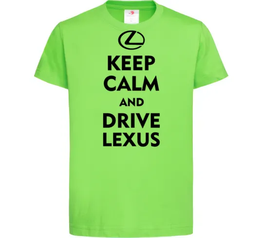 Детская футболка Drive Lexus Лаймовый фото