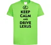 Детская футболка Drive Lexus Лаймовый фото