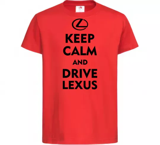 Детская футболка Drive Lexus Красный фото