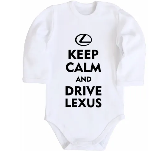 Дитячий бодік Drive Lexus Білий фото