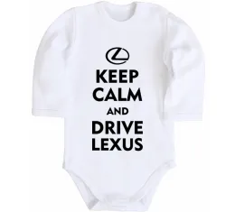 Дитячий бодік I Love Lexus Білий фото