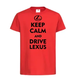 Детская футболка Drive Lexus Красный фото