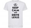 Дитяча футболка Drive Lexus Білий фото