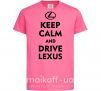 Дитяча футболка Drive Lexus Яскраво-рожевий фото
