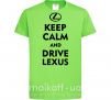 Дитяча футболка Drive Lexus Лаймовий фото