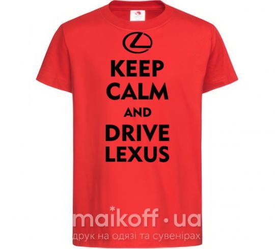 Дитяча футболка Drive Lexus Червоний фото