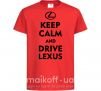 Детская футболка Drive Lexus Красный фото