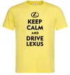 Мужская футболка Drive Lexus Лимонный фото