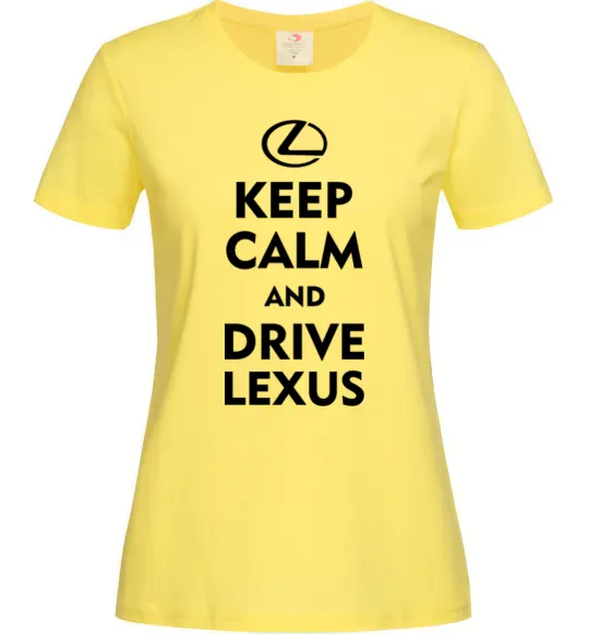 Женская футболка Drive Lexus Лимонный фото
