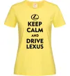 Женская футболка Drive Lexus Лимонный Женская футболка Drive Lexus Лимонный фото