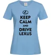 Женская футболка Drive Lexus Голубой Женская футболка Drive Lexus Голубой фото