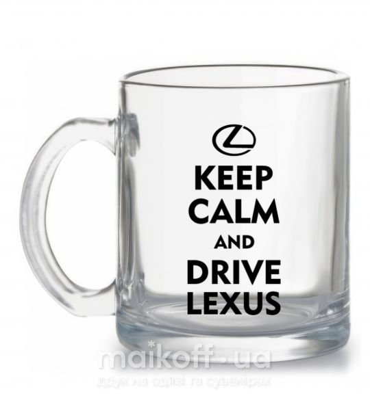 Чашка скляна Drive Lexus Прозорий фото