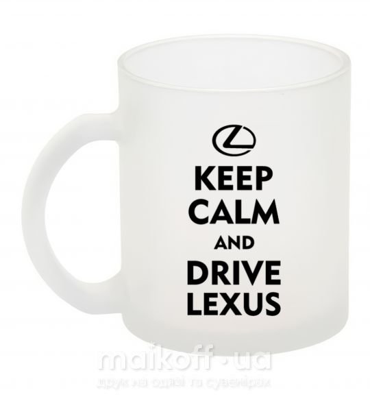 Чашка стеклянная Drive Lexus Фроузен фото