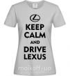 Жіноча футболка Drive Lexus Сірий фото