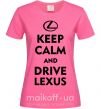 Жіноча футболка Drive Lexus Яскраво-рожевий фото