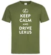 Мужская футболка Drive Lexus Оливковый фото