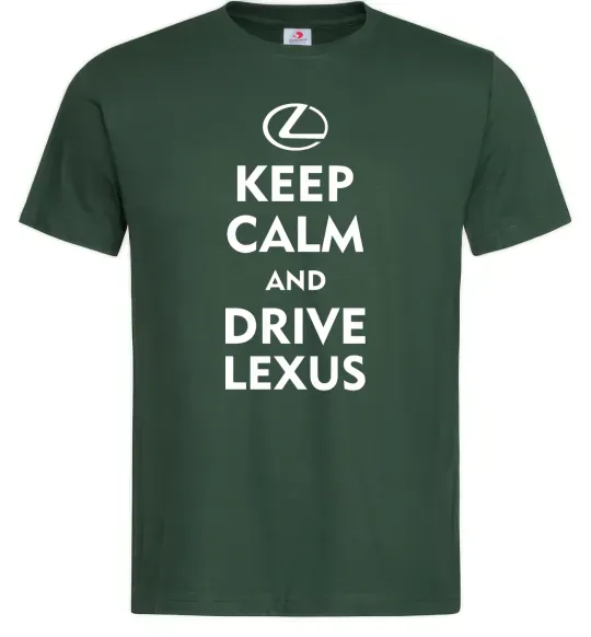 Мужская футболка Drive Lexus Темно-зеленый фото