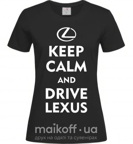 Жіноча футболка Drive Lexus Чорний фото