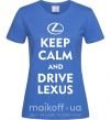 Жіноча футболка Drive Lexus Яскраво-синій фото