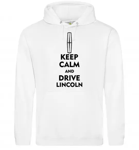 Мужская толстовка (худи) Drive Lincoln Белый фото