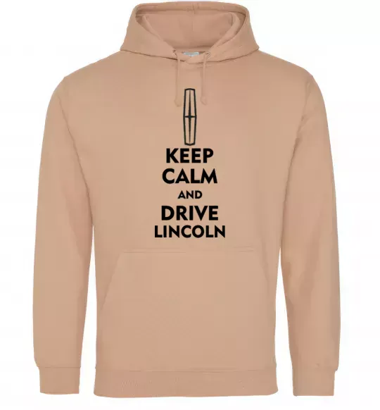 Мужская толстовка (худи) Drive Lincoln Песочный фото