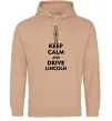 Мужская толстовка (худи) Drive Lincoln Песочный фото