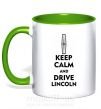 Чашка з кольоровою ручкою Drive Lincoln Зелений фото