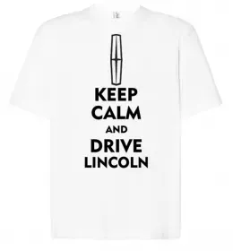 Футболка Оверсайз I <3 Lincoln Белый фото