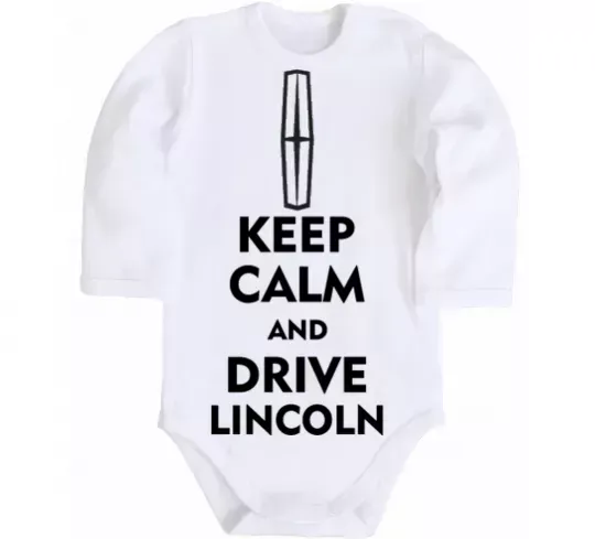 Дитячий бодік Drive Lincoln Білий фото