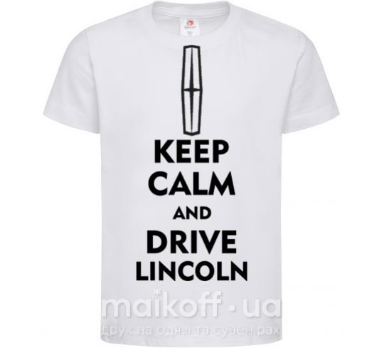 Дитяча футболка Drive Lincoln Білий фото