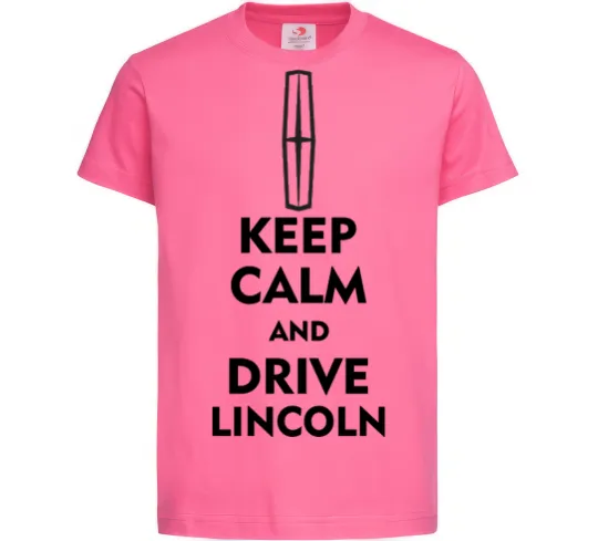 Детская футболка Drive Lincoln Ярко-розовый фото