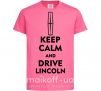 Детская футболка Drive Lincoln Ярко-розовый фото