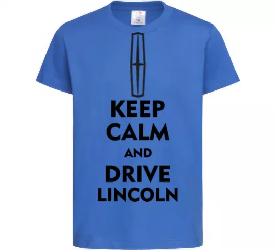 Детская футболка Drive Lincoln Ярко-синий фото