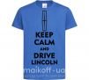 Дитяча футболка Drive Lincoln Яскраво-синій фото