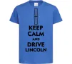 Детская футболка Drive Lincoln Ярко-синий фото