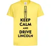Детская футболка Drive Lincoln Лимонный фото
