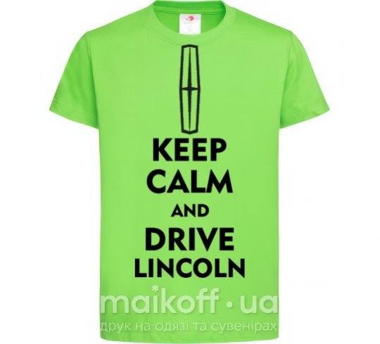 Детская футболка Drive Lincoln Лаймовый фото