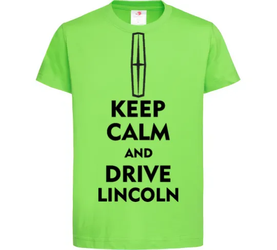 Детская футболка Drive Lincoln Лаймовый фото