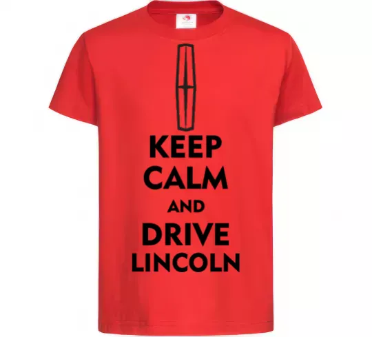 Детская футболка Drive Lincoln Красный фото