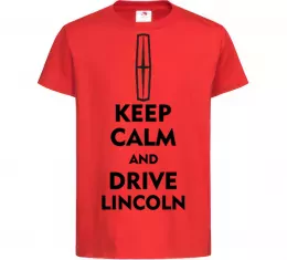 Детская футболка Drive Lincoln Красный фото