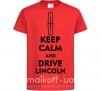 Детская футболка Drive Lincoln Красный фото