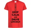 Детская футболка Drive Lincoln Красный фото